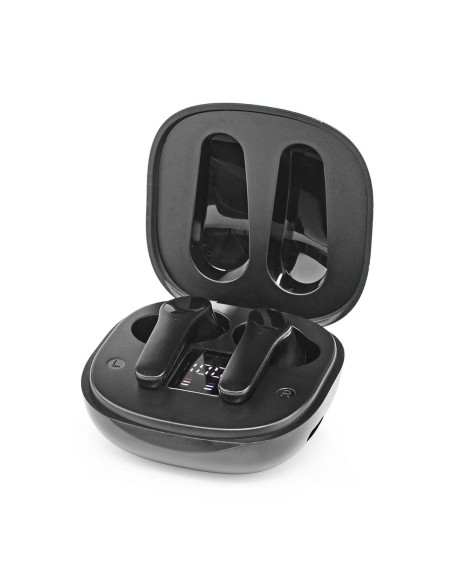 NEDIS Écouteurs sans fil Bluetooth 3 paires d'embouts (S/M/L)