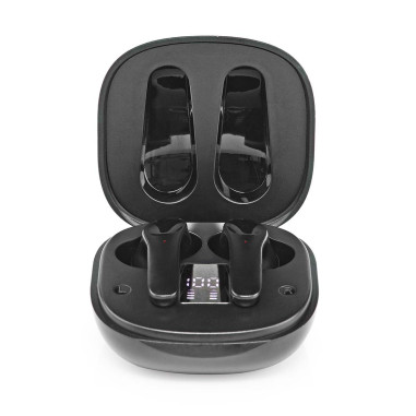 NEDIS Écouteurs sans fil Bluetooth 3 paires d'embouts (S/M/L)