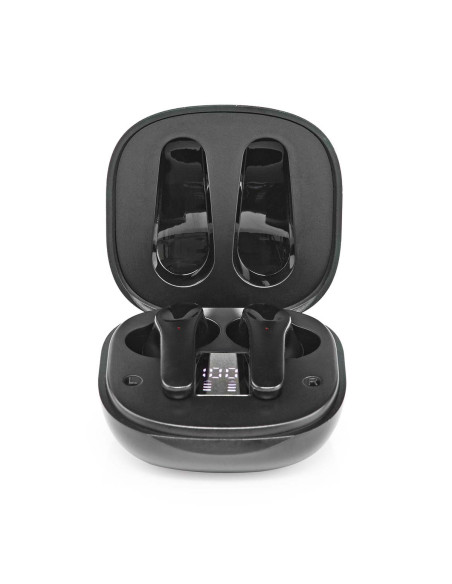 NEDIS Écouteurs sans fil Bluetooth 3 paires d'embouts (S/M/L)