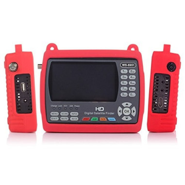 SATLINK WS6951 Reconditionné HD Mesureur de Champ Satellite DVB-S2 Ecran 4.3" Couleur TFT