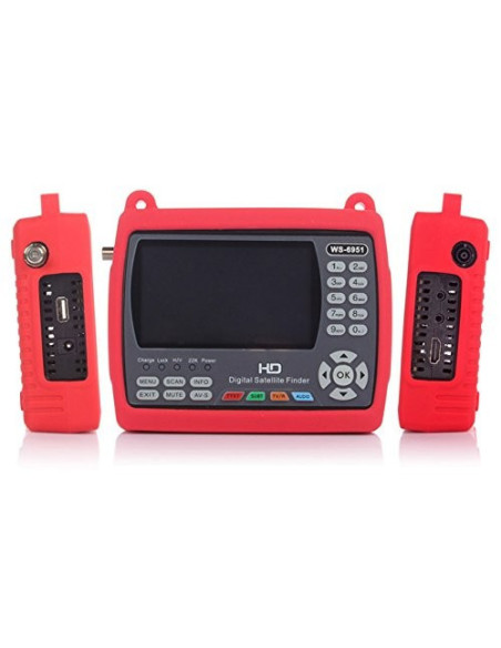 SATLINK WS6951 Reconditionné HD Mesureur de Champ Satellite DVB-S2 Ecran 4.3" Couleur TFT