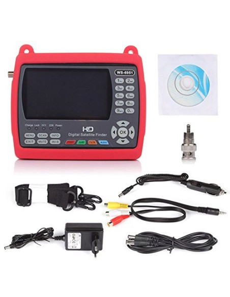 SATLINK WS6951 Reconditionné HD Mesureur de Champ Satellite DVB-S2 Ecran 4.3" Couleur TFT