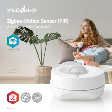 NEDIS Détecteur De Mouvement SmartLife Zigbee 3.0 Alimenté Par Pile IP20