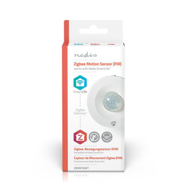 NEDIS Détecteur De Mouvement SmartLife Zigbee 3.0 Alimenté Par Pile IP20