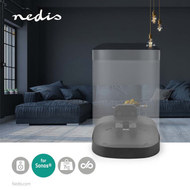 NEDIS Support Enceinte Mural Fixe 7kg Max Support Montage Amovible