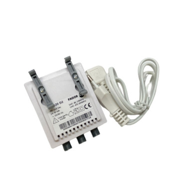 FAGOR AD620 Amplificateur TNT Intérieur 2 Sorties Ampli Appartement Antenne Rateau Fixation RAI DIN