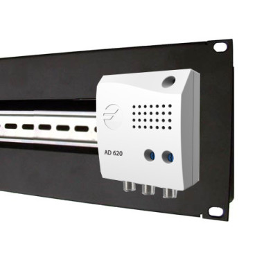FAGOR AD620 Amplificateur TNT Intérieur 2 Sorties Ampli Appartement Antenne Rateau Fixation RAI DIN