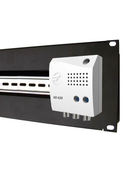 FAGOR AD620 Amplificateur TNT Intérieur 2 Sorties Ampli Appartement Antenne Rateau Fixation RAI DIN