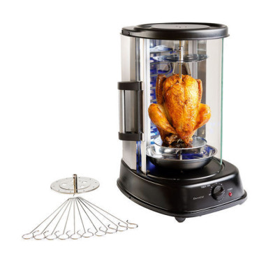 LIVOO GRIL VERTICAL pour VOLAILLE VIANDE KEBAB Brochettes 1500W