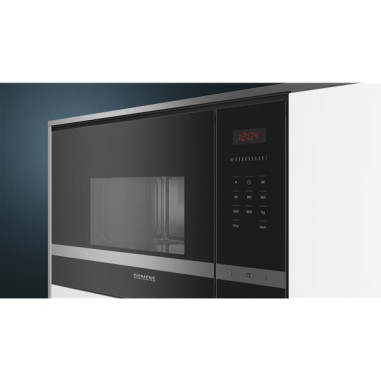 SIEMENS Micro-ondes encastrable 20L 800W inox