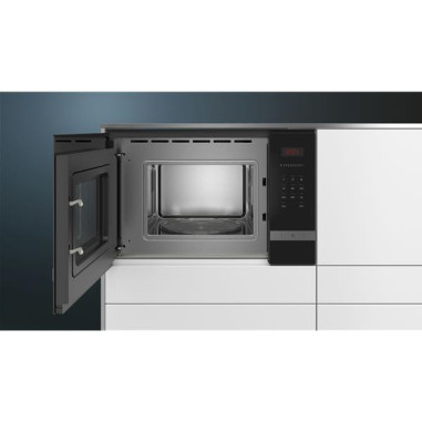 SIEMENS Micro-ondes encastrable 20L 800W inox