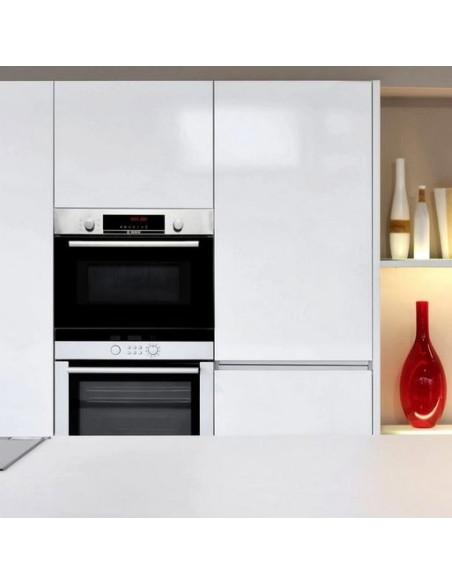 BOSCH Four Micro-ondes encastrable 44L 5 puissance 900W inox