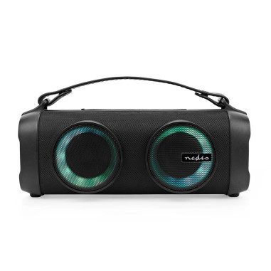 NEDIS Enceinte Bluetooth Party Boombox 5 hrs 2.0 24 W Lecture Multimédia