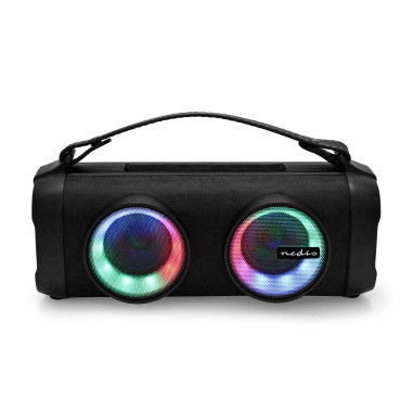 NEDIS Enceinte Bluetooth Party Boombox 5 hrs 2.0 24 W Lecture Multimédia