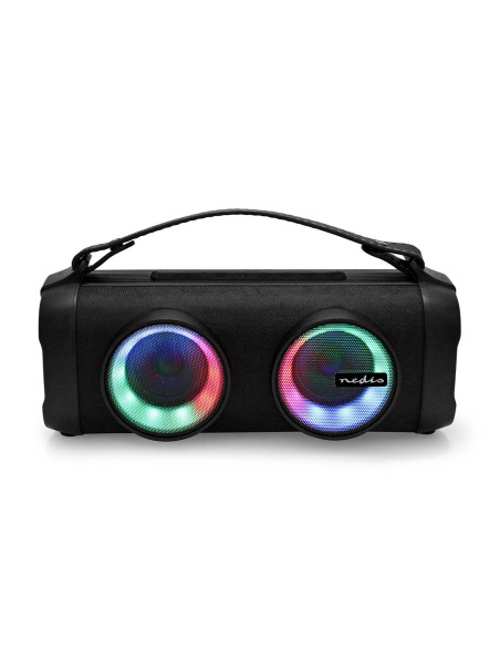 NEDIS Enceinte Bluetooth Party Boombox 5 hrs 2.0 24 W Lecture Multimédia