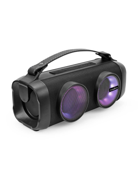 NEDIS Enceinte Bluetooth Party Boombox 5 hrs 2.0 24 W Lecture Multimédia