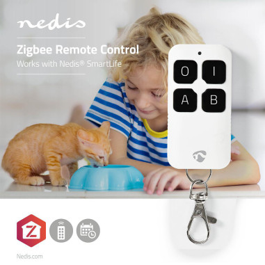 NEDIS Télécommande SmartLife Zigbee 3.0 Android / IOS Blanc