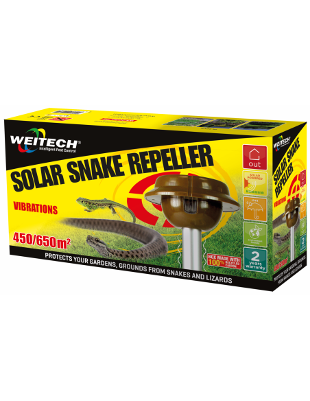 LOT 5 x WK2030 SOLAR SNAKE REPELLER Répulsif Solaire Anti Serpents Lézars Jardin Repousse Serpent