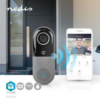 NEDIS Vidéophone SmartLife Android / IOS Avec Capteur De Mouvement