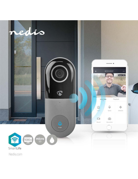 NEDIS Vidéophone SmartLife Android / IOS Avec Capteur De Mouvement
