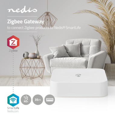 NEDIS Passerelle Zigbee Wi-Fi / Zigbee 3.0 Alimenté Par Port USB