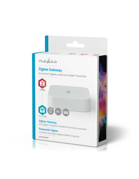 NEDIS Passerelle Zigbee Wi-Fi / Zigbee 3.0 Alimenté Par Port USB