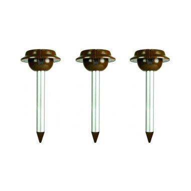 PACK 3 WEITECH  Répulsifs Solaires Anti-serpent Lézar Jardin Repousse Serpent