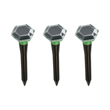 PACK 3 ISOTRONIC Répulsifs Anti-campagnol solaires 3x1250m²