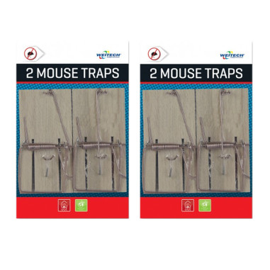 PACK WEITECH 2X Lot de 2 Tapettes souris piège