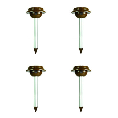 PACK 4 WEITECH  Répulsifs Solaires Anti-serpent Lézar Jardin Repousse Serpent