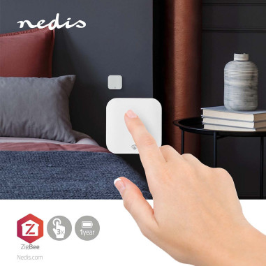 NEDIS Commutateur Mural SmartLife Zigbee 3.0 Montage Mural Android / IOS