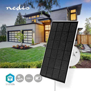 NEDIS Panneau Solaire 4.5 V DC 0.5 A A Micro USB Longueur De Corde: 3 m