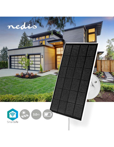 NEDIS Panneau Solaire 4.5 V DC 0.5 A A Micro USB Longueur De Corde: 3 m