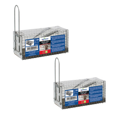 WEITECH 2X Pièges anti Souris Cage Méthode de lutte traditionelle