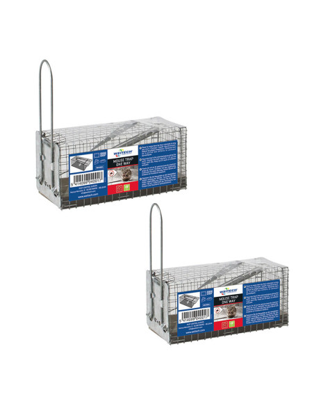 WEITECH 2X Pièges anti Souris Cage Méthode de lutte traditionelle