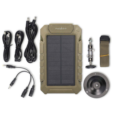 Pack NEDIS Caméra de Chasse Full HD Vision Nocturne + Panneau Solaire 12V