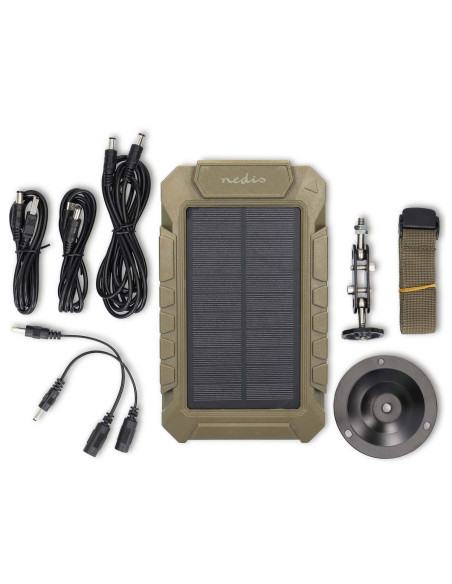 Pack NEDIS Caméra de Chasse Full HD Vision Nocturne + Panneau Solaire 12V