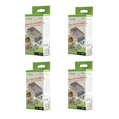 Pack ISOTRONIC 4X Répulsifs Souris et Rats 12-24 KhZ