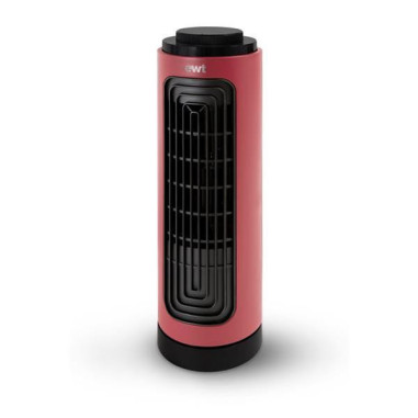EWT Ventilateur de table 20W avec diffuseur d'arômes Rouge