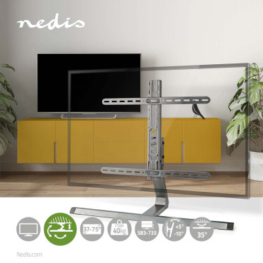NEDIS Support TV Full Mouvement Intégral  37-75"  Inclinable Rotatif