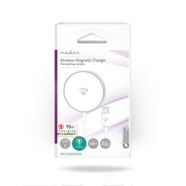 NEDIS Chargeur Sans Fil Câble Extra-Long Avec Connecteur USB-C