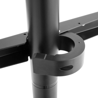 NEDIS Support TV Sur Pied 49 à 70" Verrouillage Par Pression Sangle Anti-Bascule
