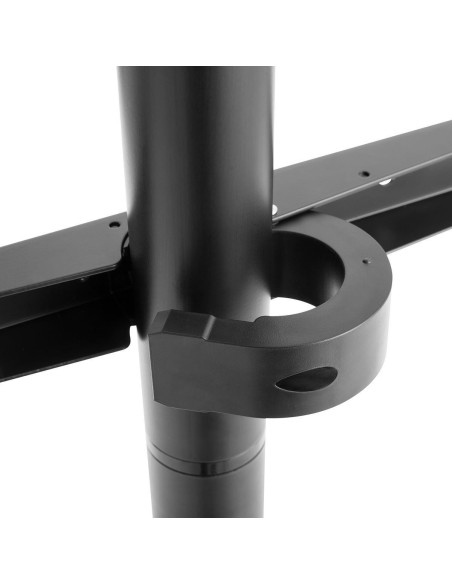 NEDIS Support TV Sur Pied 49 à 70" Verrouillage Par Pression Sangle Anti-Bascule