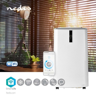 NEDIS Climatisation Wi-Fi 12000 BTU 34 m² Déshumidification Android/IOS