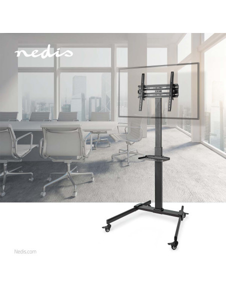 NEDIS Support TV Sur Pied  32-55" Design Colonne Prime Verrouillage Par Pression