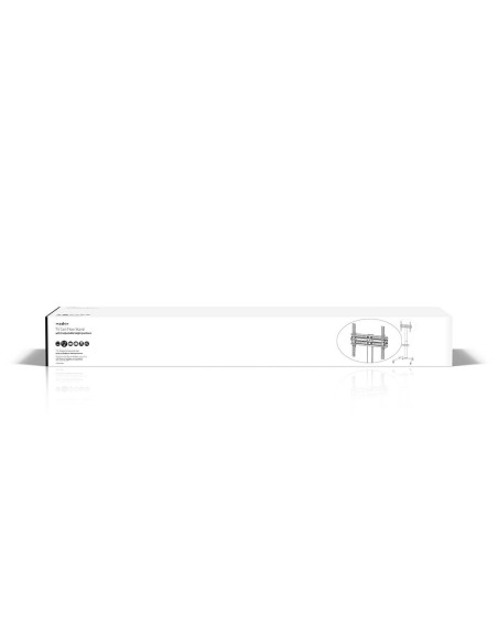 NEDIS Support TV Sur Pied  32-55" Design Colonne Prime Verrouillage Par Pression