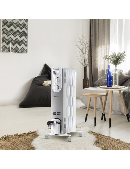 SUPRA Radiateur Bain d'Huile 1500W Eco-Design Thermostat Mécanique