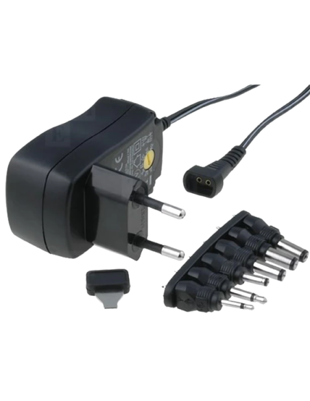 Alimentation 100-240v sorties : 3/4.5/5/6/7.5/9/ 12v 600ma avec 6 fiches différentes