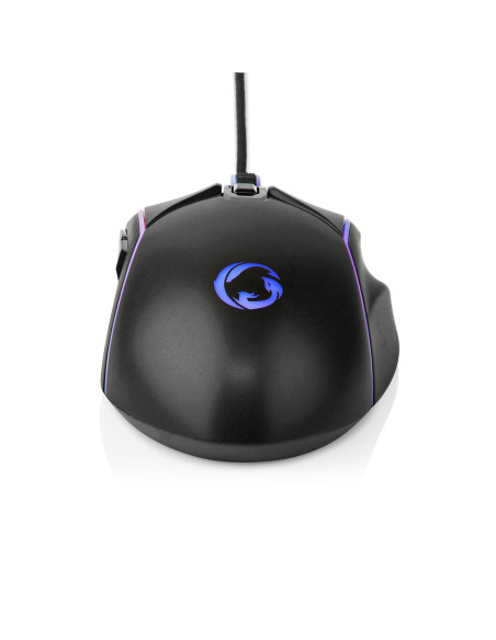 NEDIS Souris De Jeu Filaire 6 Boutons Programmables Droitier LED