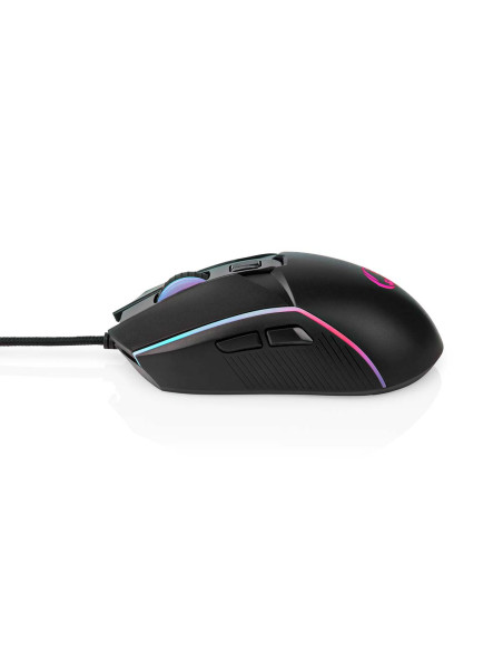 NEDIS Souris De Jeu Filaire 6 Boutons Programmables Droitier LED